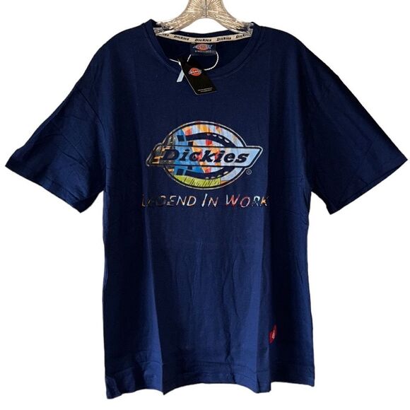 NEW Dickies Navy Blue Tee - Picture 1 of 5